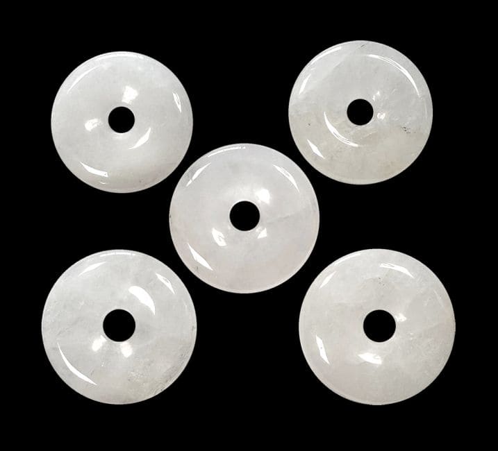 Rock Crystal Donut 3cm x5