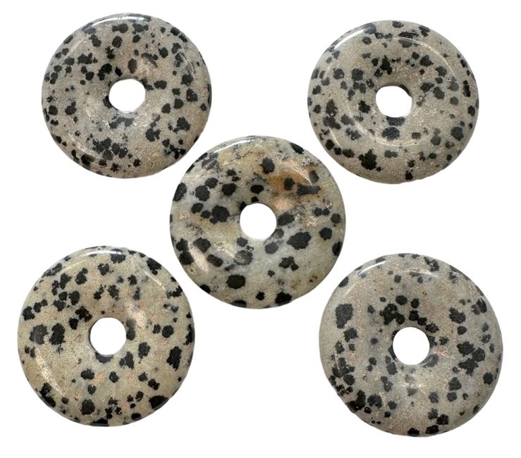 Dalmatian Jasper Donut 3cm x5