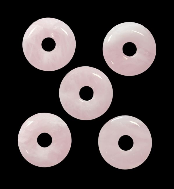 Pink Quartz Donut 3cm x5