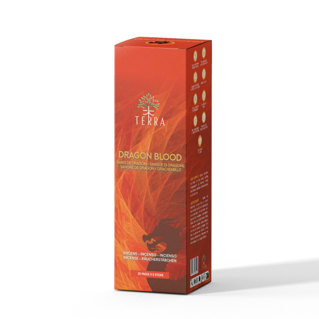 TERRA Dragon's Blood incense without charcoal 12grs