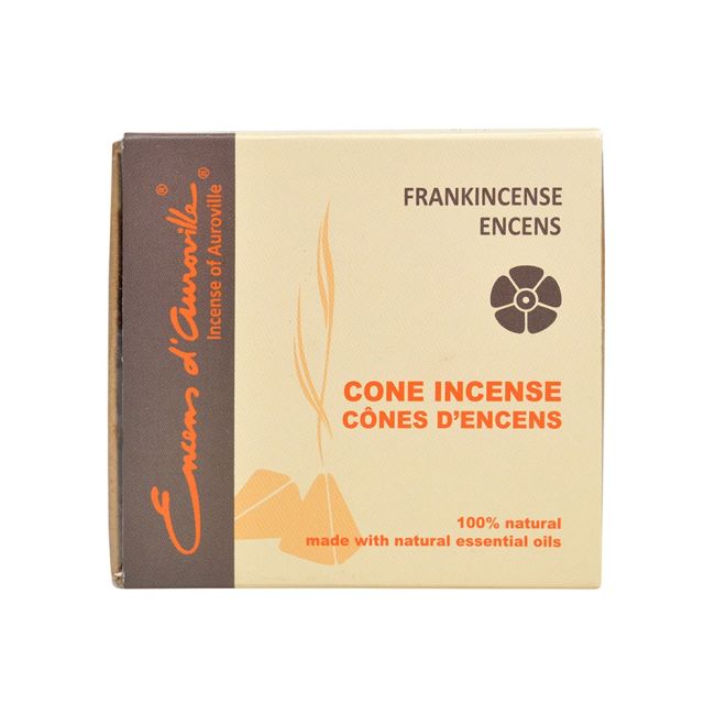 Auroville Frankincense Incense 5x10 Cones