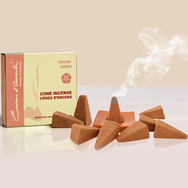incense at Auroville Jasmine Incense 5x10 Cones|gb