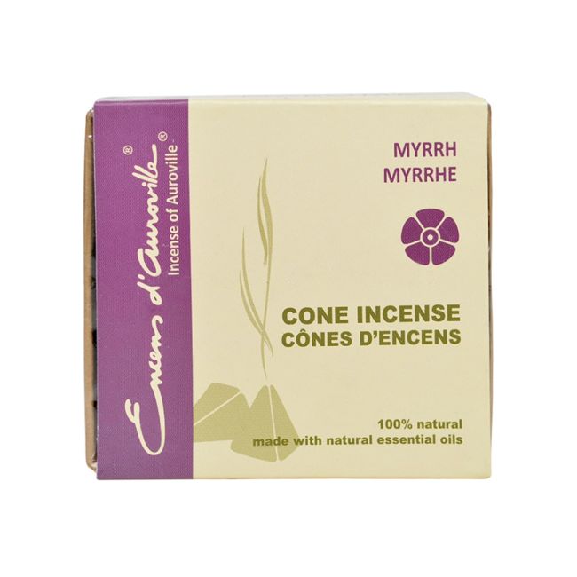 Auroville Myrrh Incense 5x10 Cones