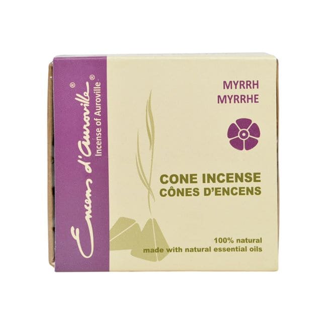 incense at Auroville Myrrh Incense 5x10 Cones