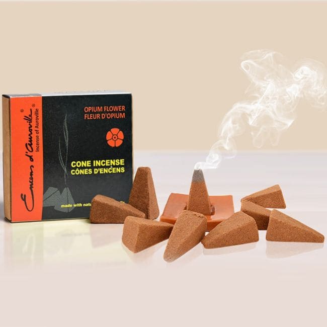 incense at Auroville Opium Incense 5x10 Cones|gb