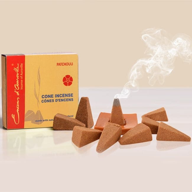 Auroville Patchouli Incense 5x10 Cones