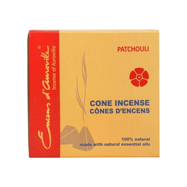 Auroville Patchouli Incense 5x10 Cones