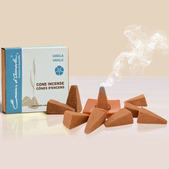 Auroville Vanilla Incense 5x10 Cones