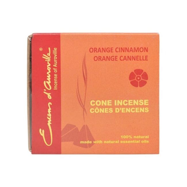 Auroville Orange Cinnamon Incense 5x10 Cones