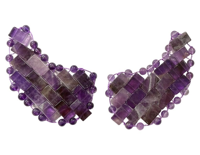 Amethyst A eye patch (set of 2) from Brazil