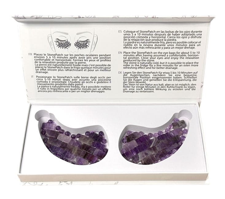 Amethyst A eye patch (set of 2) from Brazil