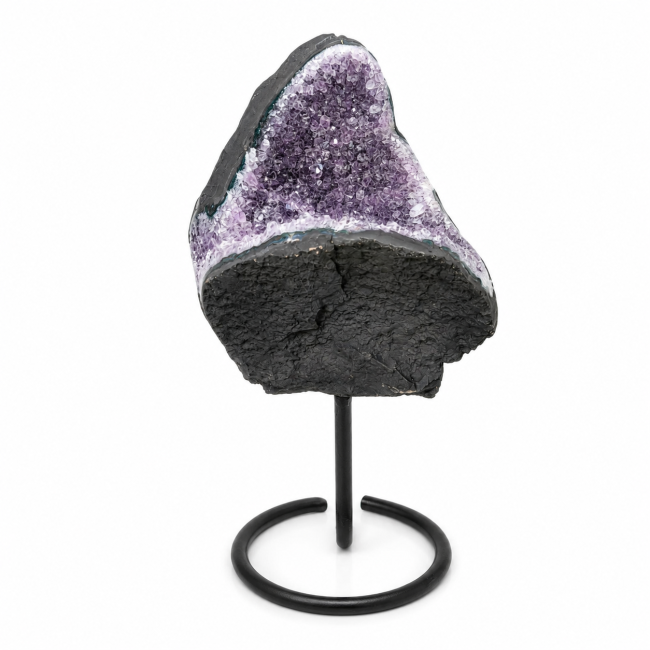 Brazilian amethyst geode A on a base, 5.2 kg