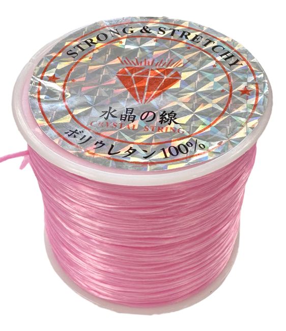 Light Pink Flat Elastic Thread 50m