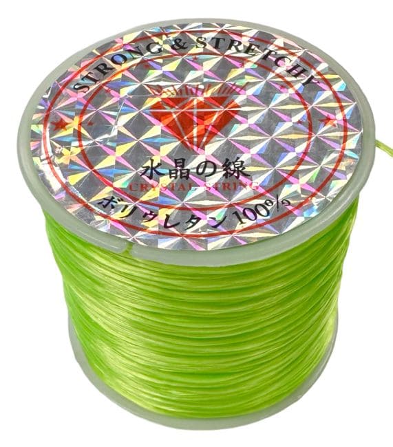 Light Green Flat Elastic Cord 50m