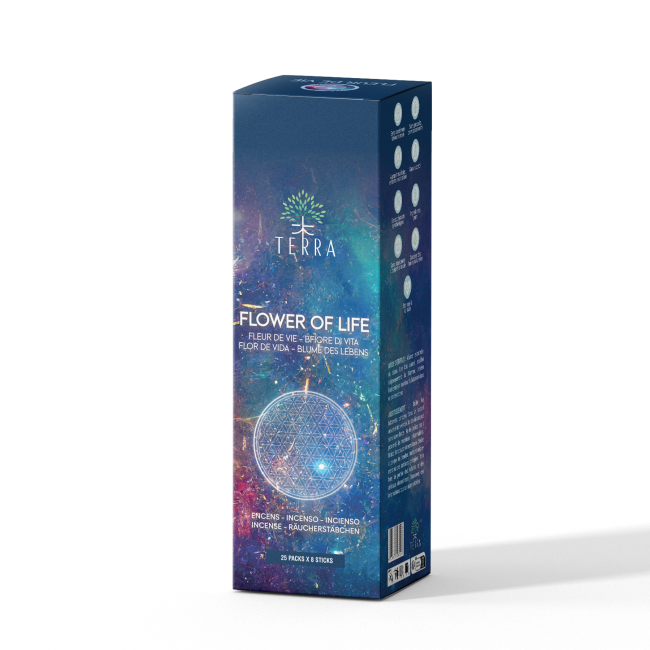TERRA Flower of Life incense without charcoal 12grs