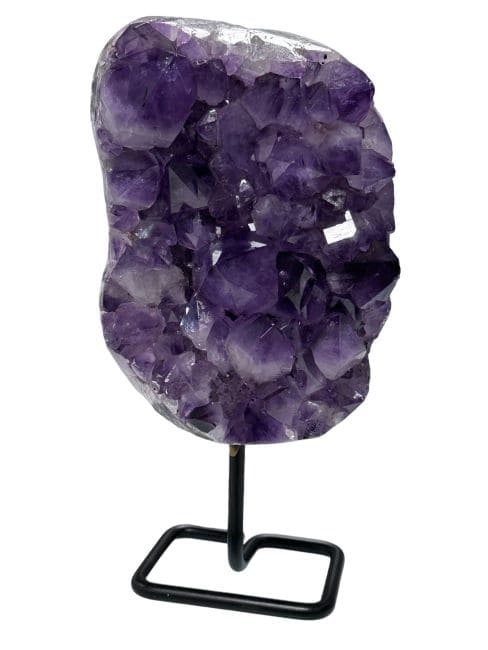 Peru AA amethyst geode on base