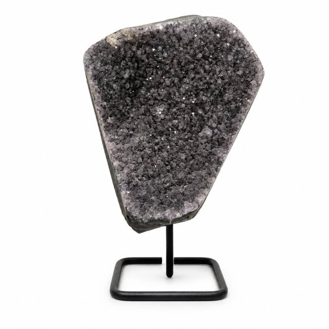 Brazilian amethyst geode A on a base, 5.1 kg