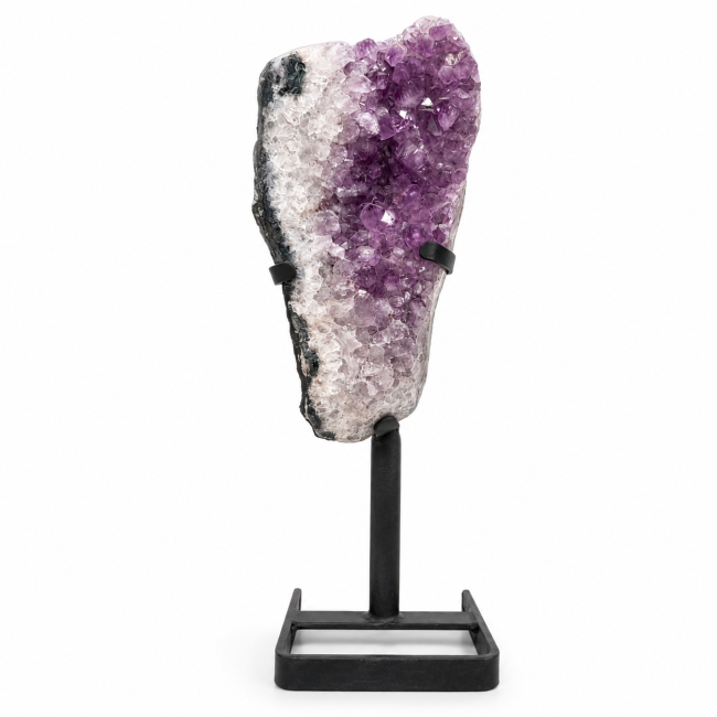 Brazilian amethyst geode A on a base, 7.2 kg