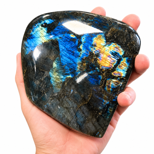Polished Labradorite block 1,600 kg