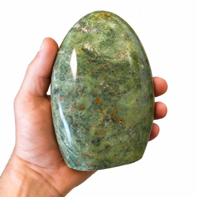 Polished serpentine block 1.220kg