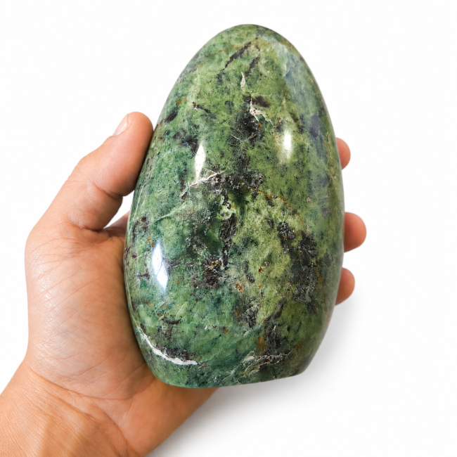 Polished serpentine block 1.280kg