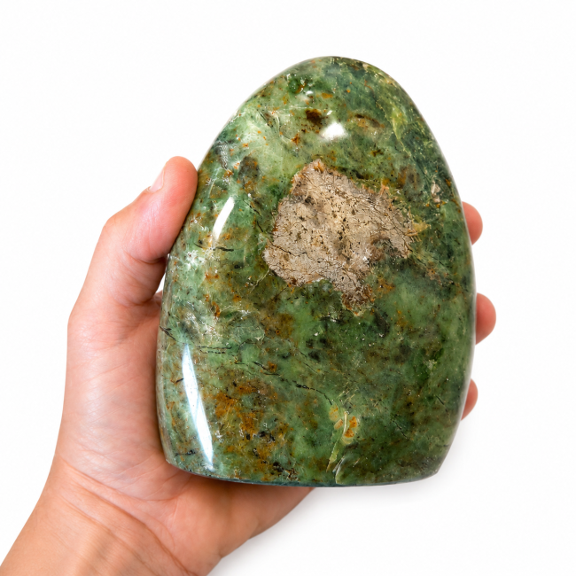 Polished serpentine block 1.450kg
