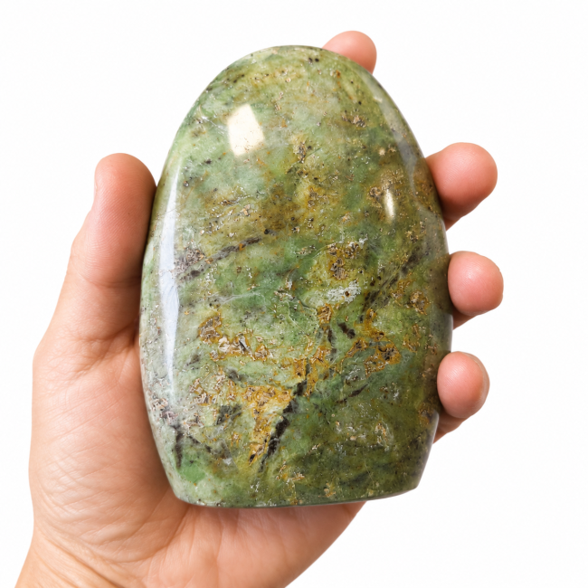 Polished serpentine block 0.760kg
