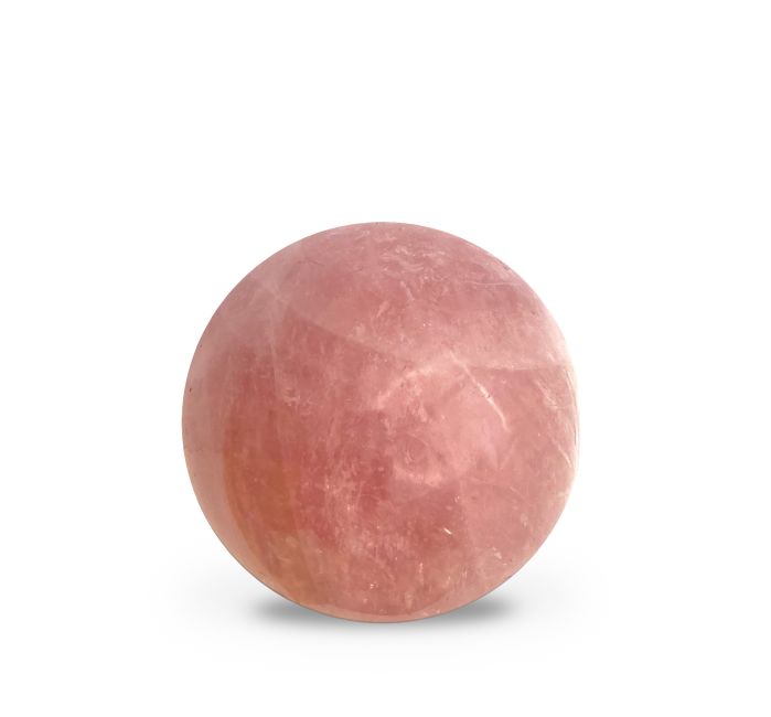 Polished Rose Quartz Sphere 0.7kg