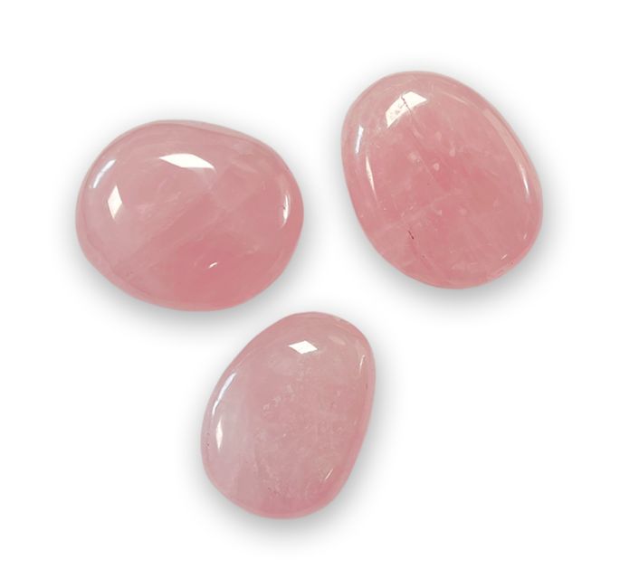 Pebbles tumbled stone Rose quartz AA 1Kg