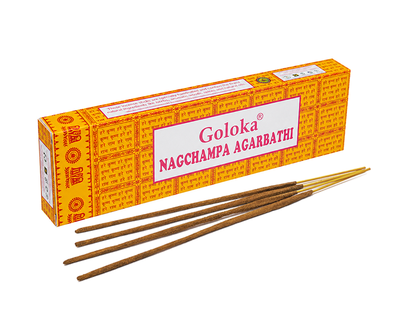 Goloka Nag Champa Masala Incense 100g
