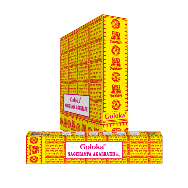Goloka Nag Champa Incense 15g 2026
