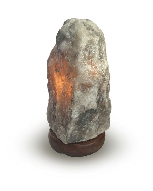 Gray Salt Lamp on base 1 to 2 Kg