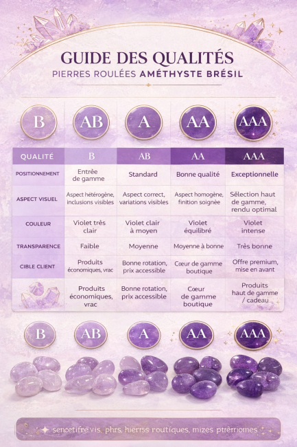 incense at Brazil Amethyst AA – 250g Tumbled Stones|gb