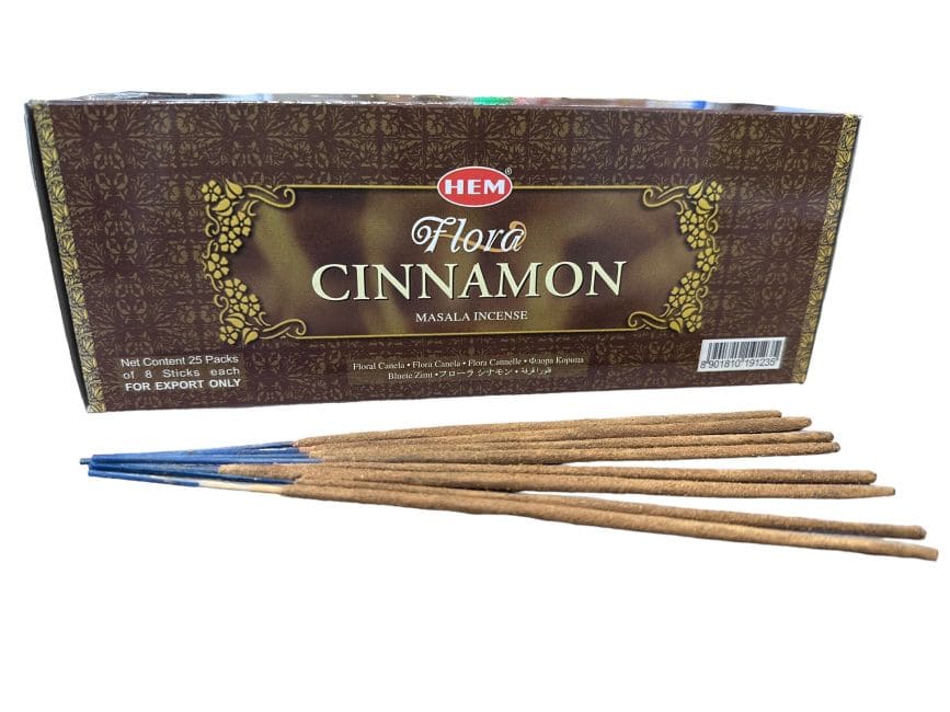 incense at Hem Cinnamon Flora Masala 8 sticks