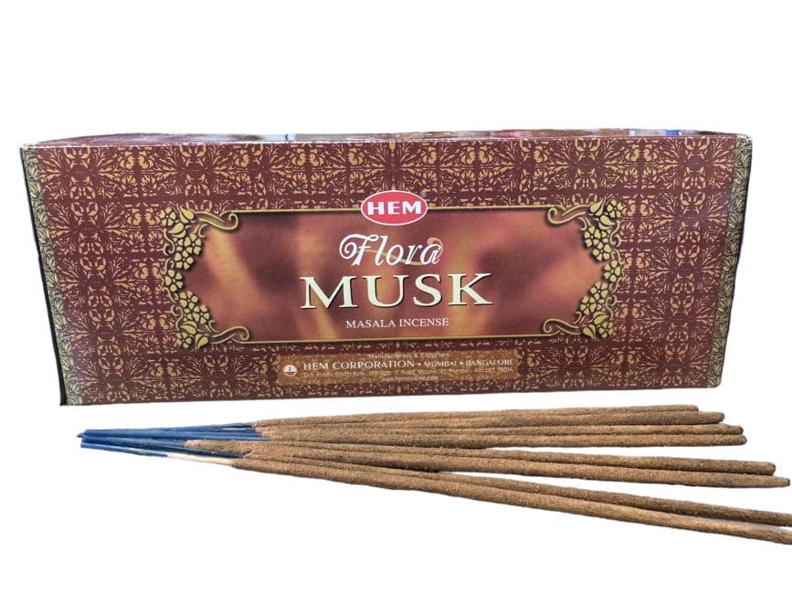 incense at Hem Musk Flora Masala 8 sticks