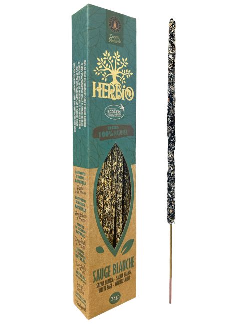 Ecocert Herbio White Sage Incense 25g
