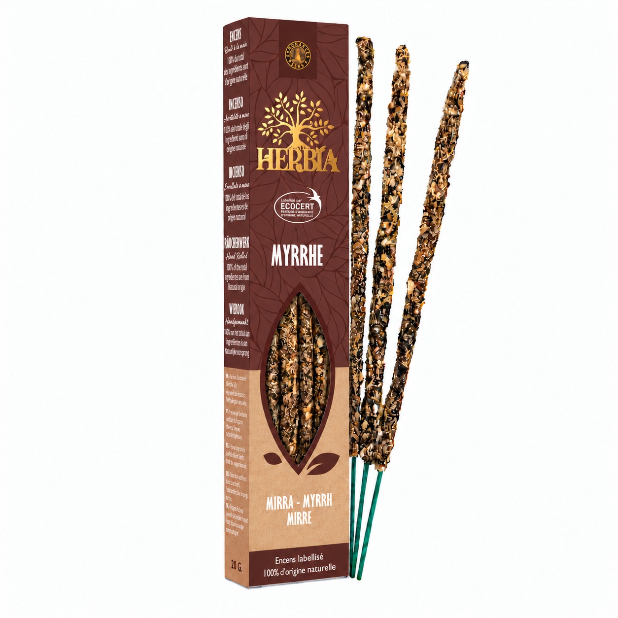 incense at Herbia Ecocert Smudge Incense Myrrh 20g