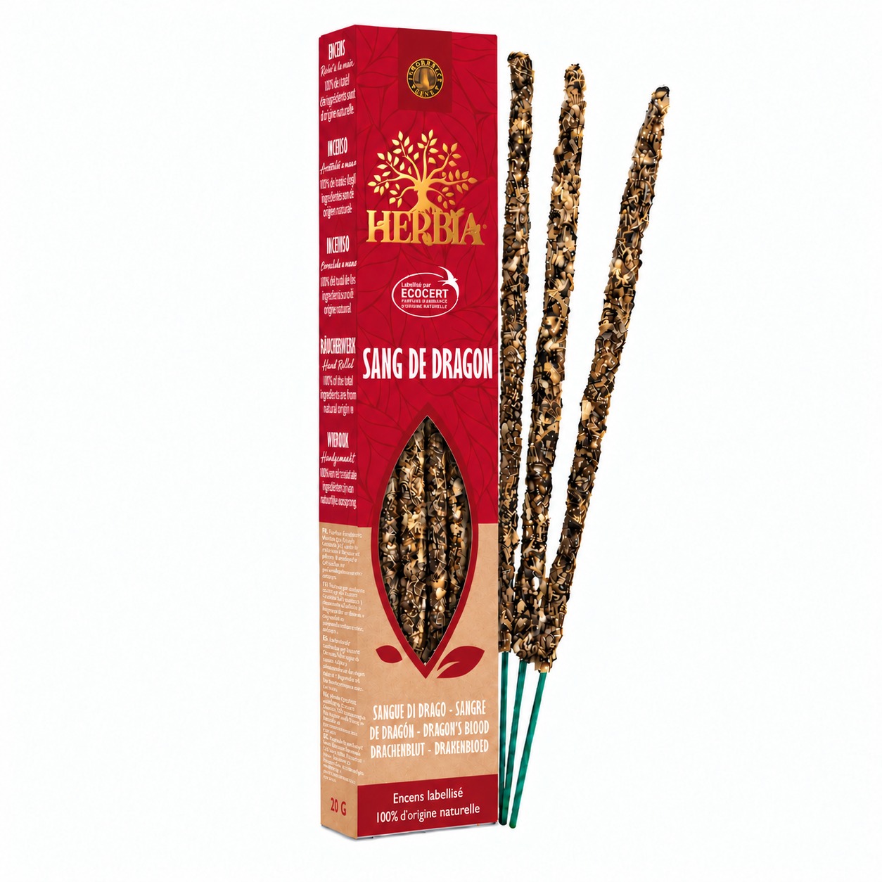 incense at Herbia Ecocert Smudge Incense Dragon’s Blood 20g