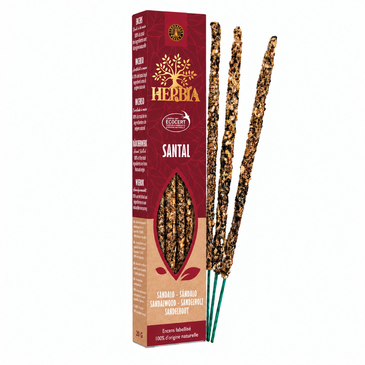 incense at Herbia Ecocert Smudge Incense Sandalwood 20g