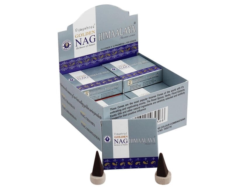 Vijayshree Golden Nag Himaalaya cones incense