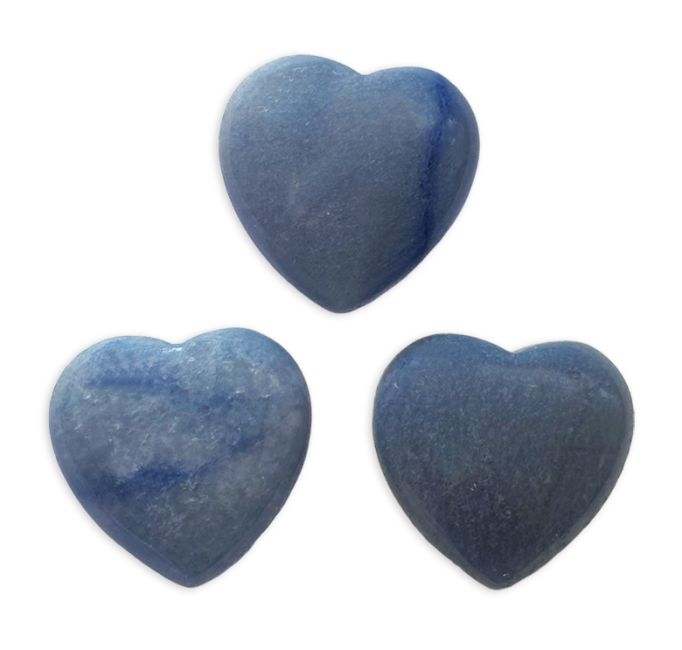 Blue Aventurine Heart A 30mm x 3
