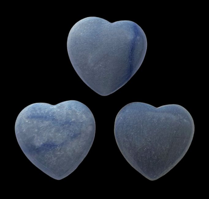 Blue Aventurine Heart A 30mm x 3