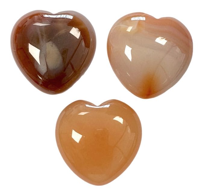 Carnelian Heart A 30mm x 3