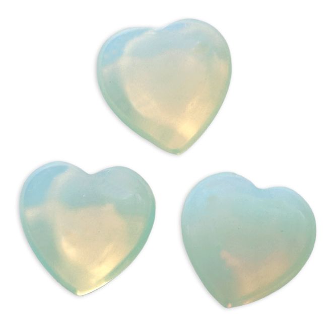 Opalite Heart A 30mm x 3