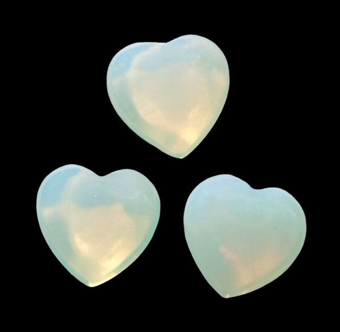 Opalite Heart A 30mm x 3