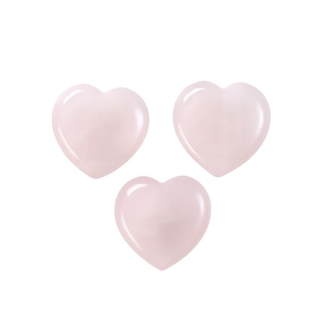 incense at Rose Quartz Heart A 30mm x 3