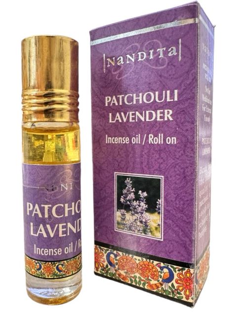 Nandita Patchouli Lavender Fragrance Oil 8ml