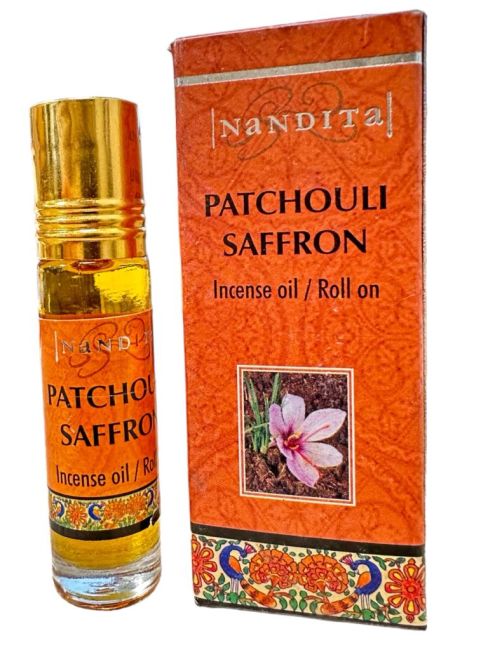 Nandita Patchouli Saffron fragrance oil 8ml