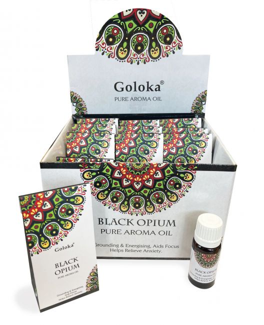 Goloka Black Opium Scented Oil 10mL x 12