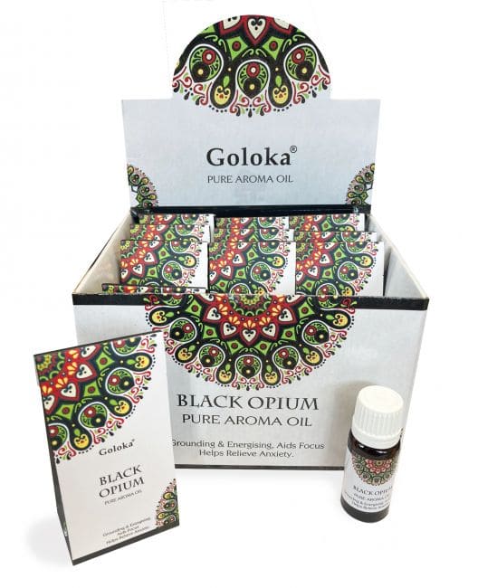 Goloka Black Opium Scented Oil 10mL x 12